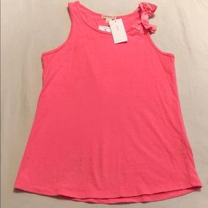 Coral crewcuts tank top